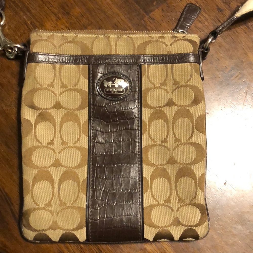 Coach monogram crossbody
